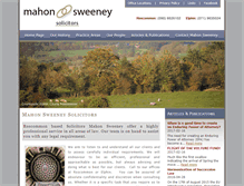 Tablet Screenshot of mahonsweeney.ie